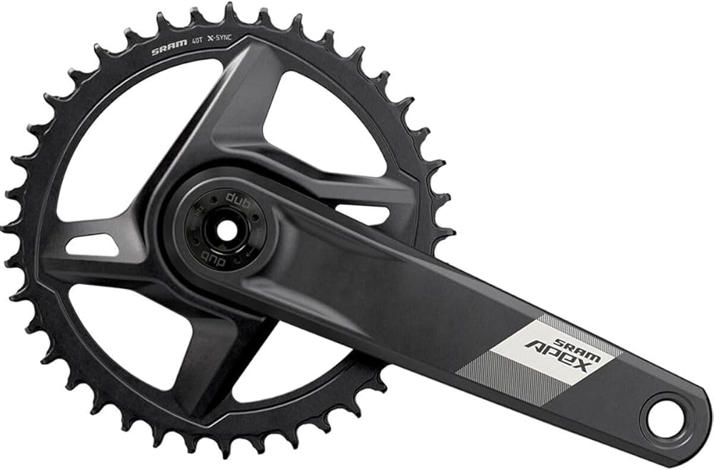 Amazon | SRAM Apex Dub クランクセット ブラック 160mm 40t